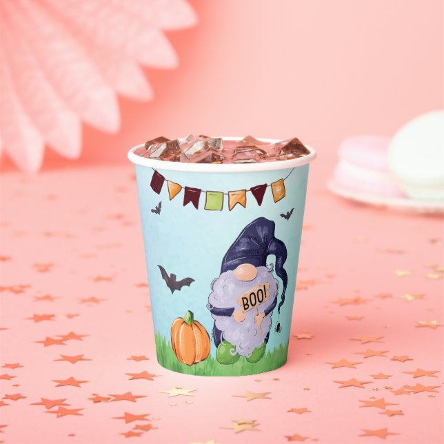 Gobelets En Papier Halloween fantaisiste (Insitu)