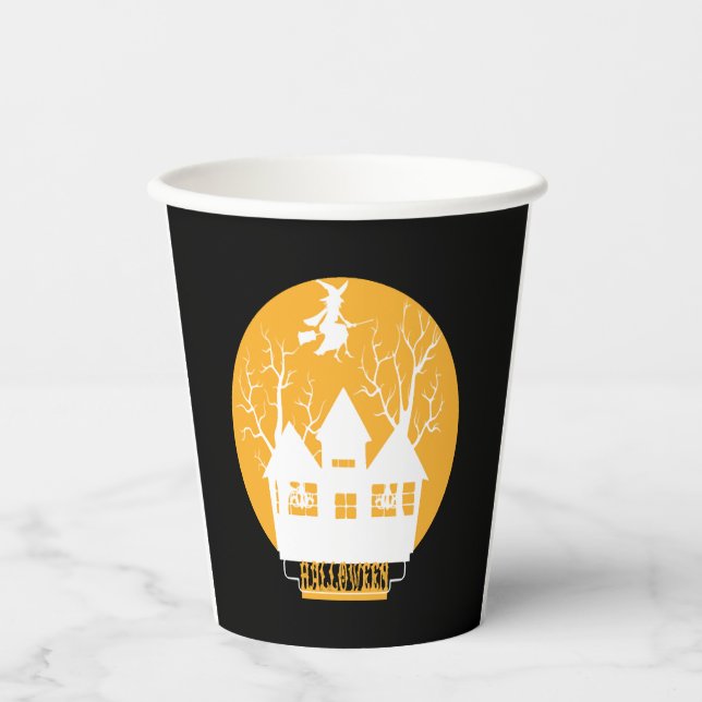 Gobelets En Papier Halloween Halloween (Recto)