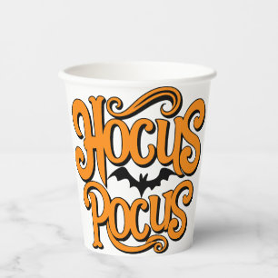 Gobelets En Papier Halloween Hocus Pocus