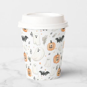 Gobelets En Papier Halloween Little Boo Ghost mignon Baby shower