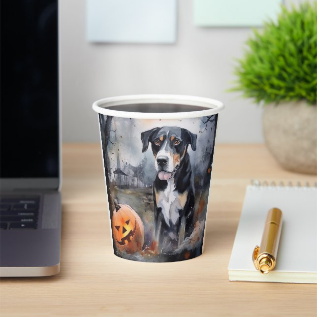 Gobelets En Papier Halloween Suisses du Grand Suisses avec la peur Ci (Insitu)