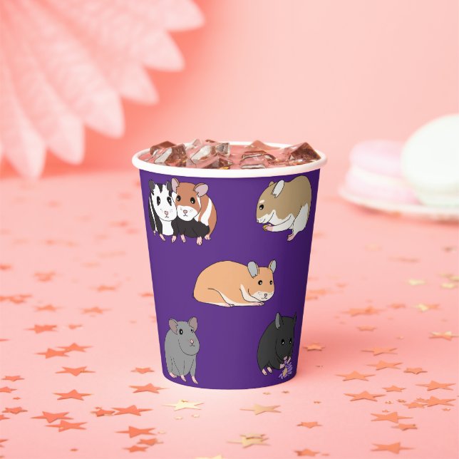 Gobelets En Papier Hamsters  (Insitu)