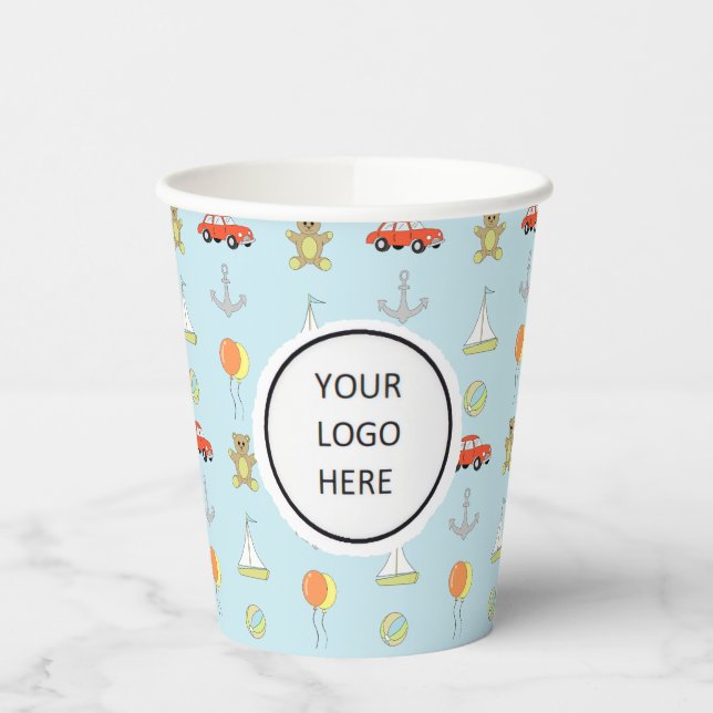 Gobelets En Papier Happy boy (Gauche)