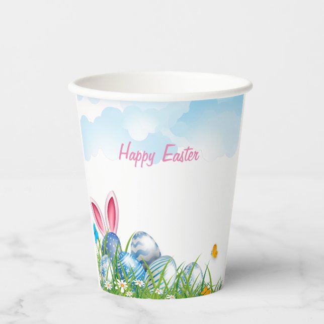 Gobelets En Papier Happy  Easter Paper cup (Recto)