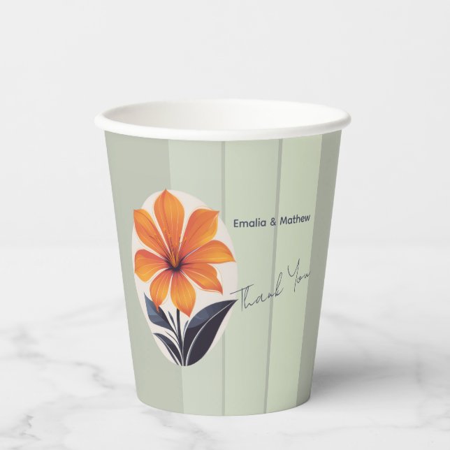 Gobelets En Papier Happy Thanksgiving (Recto)