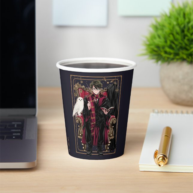 Gobelets En Papier HARRY POTTER™ | Anime HARRY POTTER™ assis (Insitu)