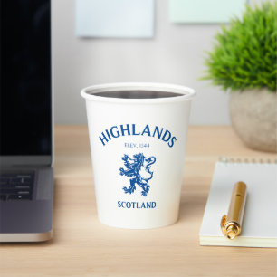 Gobelets En Papier HIGHLANDS Ecosse