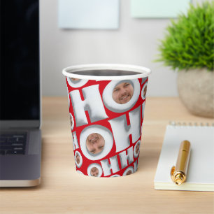 Gobelets En Papier HoHoHo ! Café de MOI ! Votre tasse de papier à vis