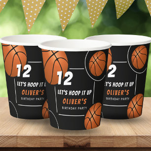 Gobelets En Papier Hoop it up Basketball Anniversaire de enfant sport