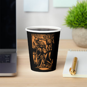 Gobelets En Papier Horreurs Déterrées de Mineurs Morts pour Halloween