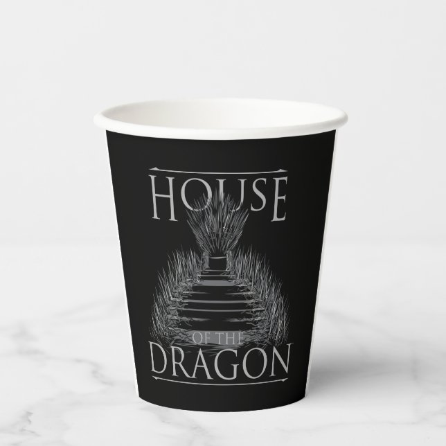 Gobelets En Papier HOUSE OF THE DRAGON Throne (Recto)