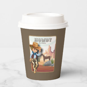 Gobelets En Papier Howdy howiwiwiwie premier anniversaire papier post