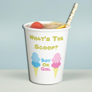 Gobelets En Papier Ice Cream