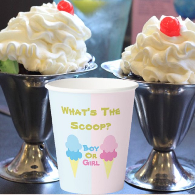 Gobelets En Papier Ice Cream (Créateur téléchargé)