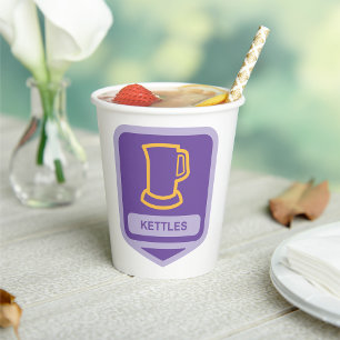 Gobelets En Papier Icône Kettle