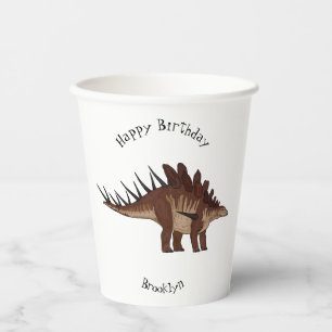 Gobelets En Papier Illustration de Kentrosaurus