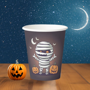 Gobelets En Papier Illustration de maman mignonne Halloween tasse de 