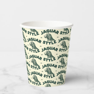 Gobelets en papier Jaguar