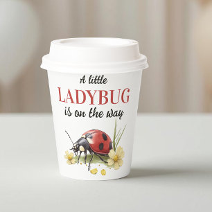 Gobelets En Papier Jardin Rustique Daisy Little Ladybug Baby Shower