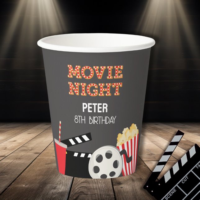 Gobelets En Papier Jardin Vidéo soirée papier tasse (Créateur téléchargé)