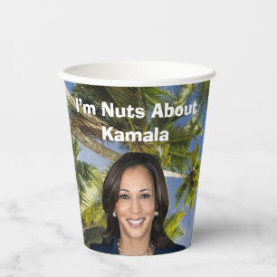 Gobelets En Papier Je suis nu à propos de Kamala