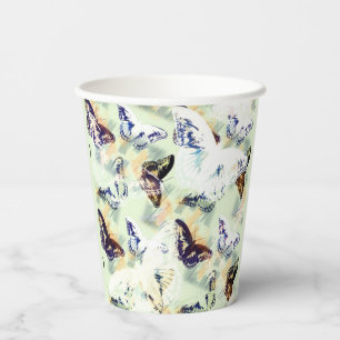 Gobelets En Papier Joli papillon élégant