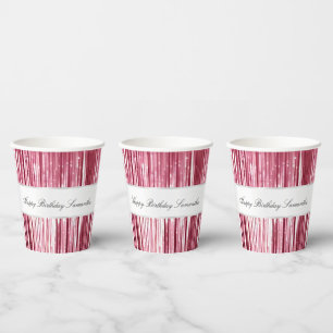 Gobelets En Papier Joli Tinsel De Glam Rose