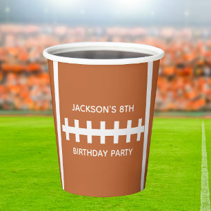 Gobelets En Papier Joueur de football Cool Custom Ball fête d'anniver