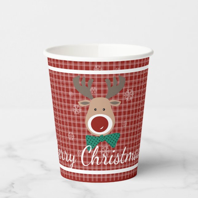 Gobelets En Papier Joyeux Noël ! (Gauche)