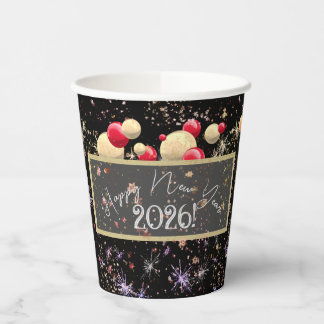 Gobelets En Papier Joyful happy new year 2026