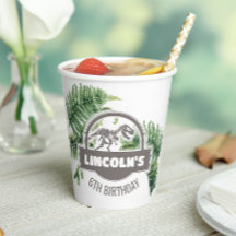 Jurassic Anniversaire Coupes de papier