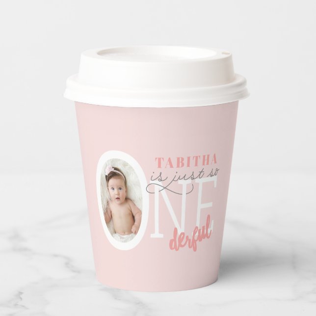 Gobelets En Papier juste pour une fille fille de fille (Recto)