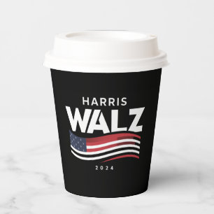 Gobelets En Papier Kamala Harris Tim Walz Valse 2024 Election