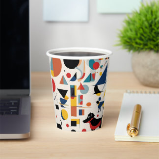 Gobelets En Papier Kandinsky art & Amoureux des chiens