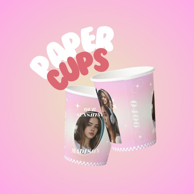 Gobelets En Papier Kpop Idol Anniversaire Fancafe Style Cupmanchon (Créateur téléchargé)