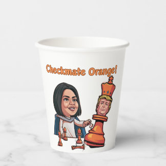 Gobelets En Papier La Défaite Du Roi Orange