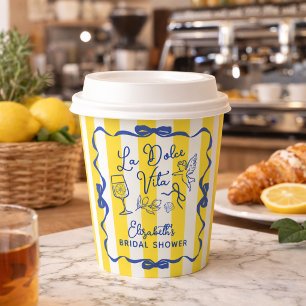 Gobelets En Papier La Dolce Vita Réception de Mariage Italienne Fanta