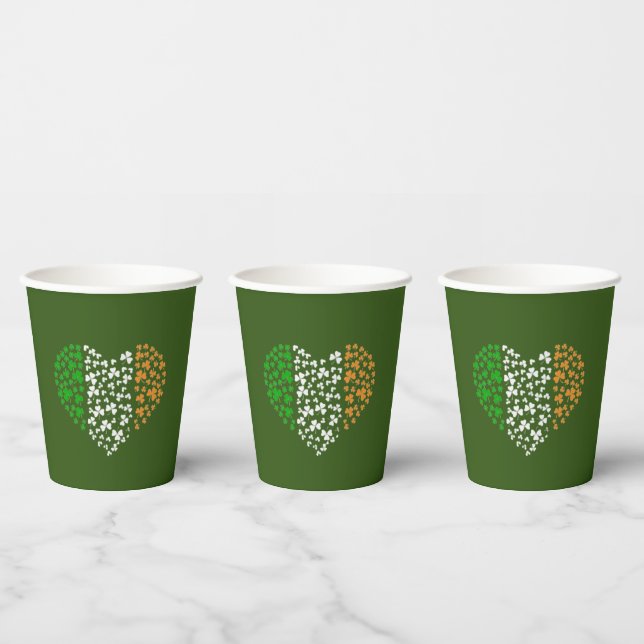 Gobelets En Papier la Saint-Patrick (Multi)