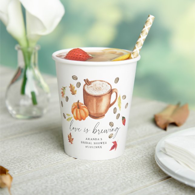 Gobelets En Papier L'amour se prépare Mariage de la Saint-Valentin Ca (Insitu)