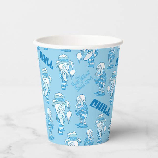 Gobelets En Papier L'ANNÉE SANS Motif SANTA CLAUS™ Snow Miser (Recto)