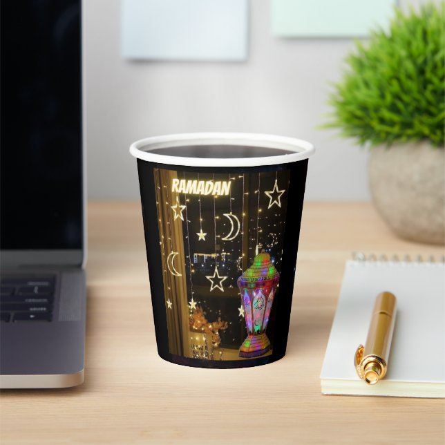 Gobelets En Papier lanterne du Ramadan.    (Insitu)