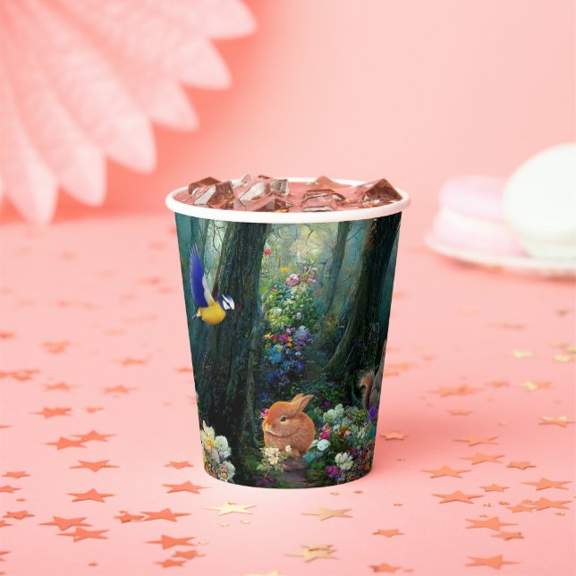 Gobelets En Papier Lapin de miel et ours de boo (Insitu)