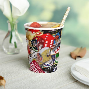 Gobelets En Papier Las Vegas Icons * Gamblers Deluxe Tasses à Papier