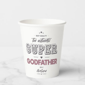 Gobelets En Papier L'authentique super-parrain