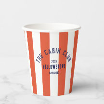 Le Club Cabine Custom Crest Red Park Stripe