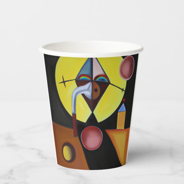 Gobelets En Papier Le docteur de la peste - Peinture à l'huile (Recto)