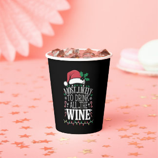 Gobelets En Papier Les Plus Susceptibles De Boire Noël Toute La Famil