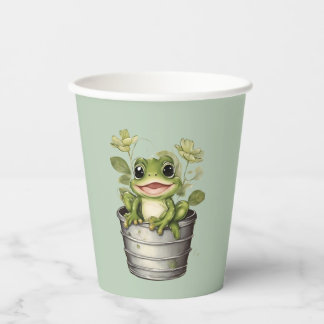 Gobelets En Papier Lily Pads de la vie