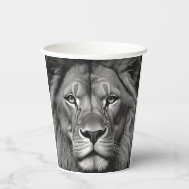 Gobelets En Papier Lion (Recto)