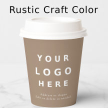 Logo Kraft Rustique Personnalisé pour Marque d'Aff